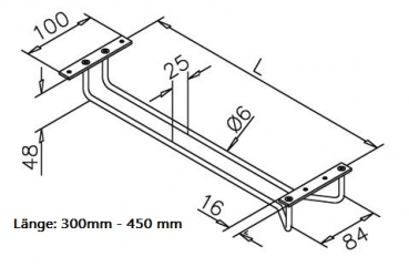Glaeserhalter Modell 873 maße